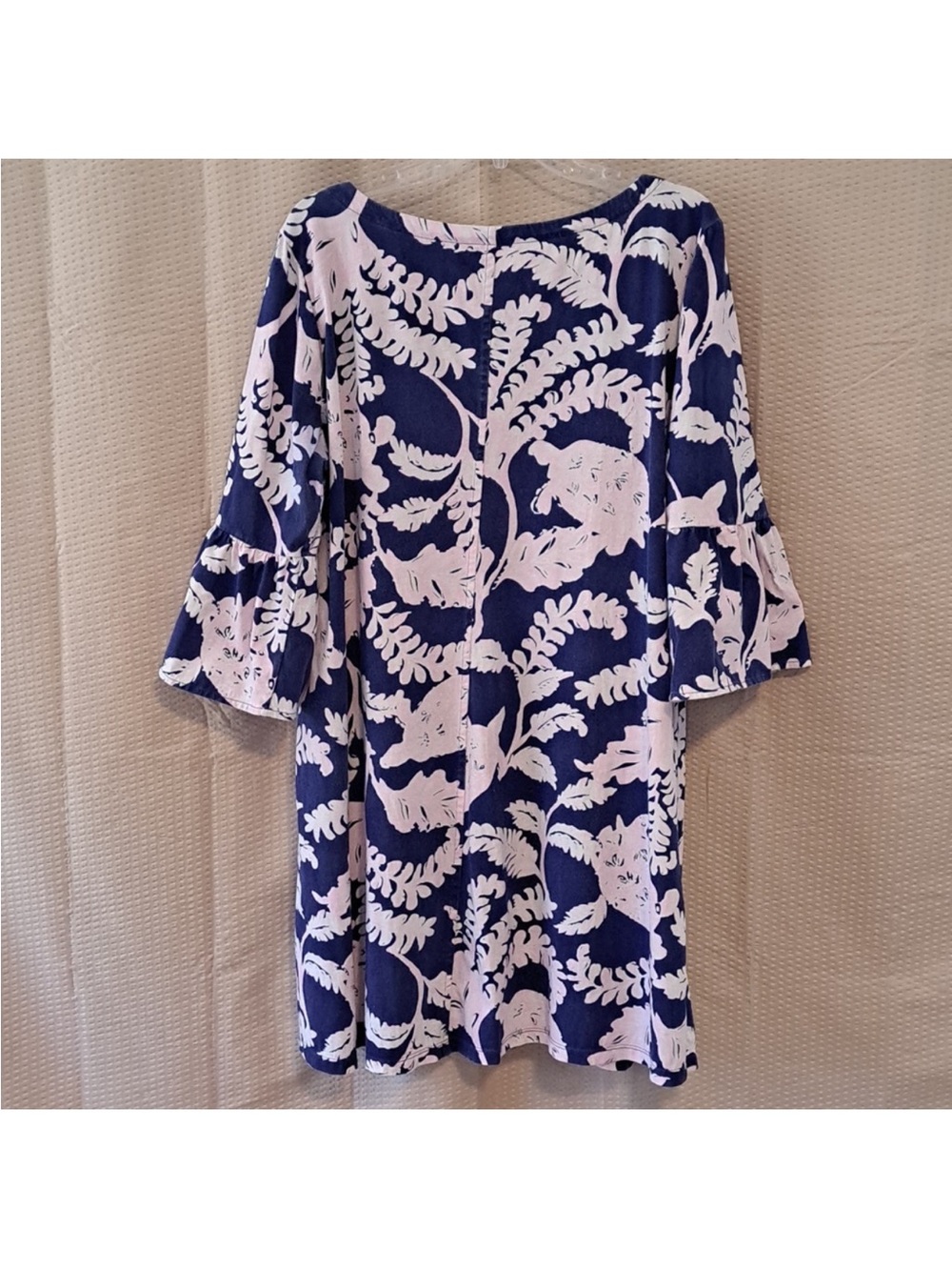 (PLAY CONDITION) Lilly Pulitzer Tosha Dress - Galaxy Blue What The Shell - Picture 4 of 10